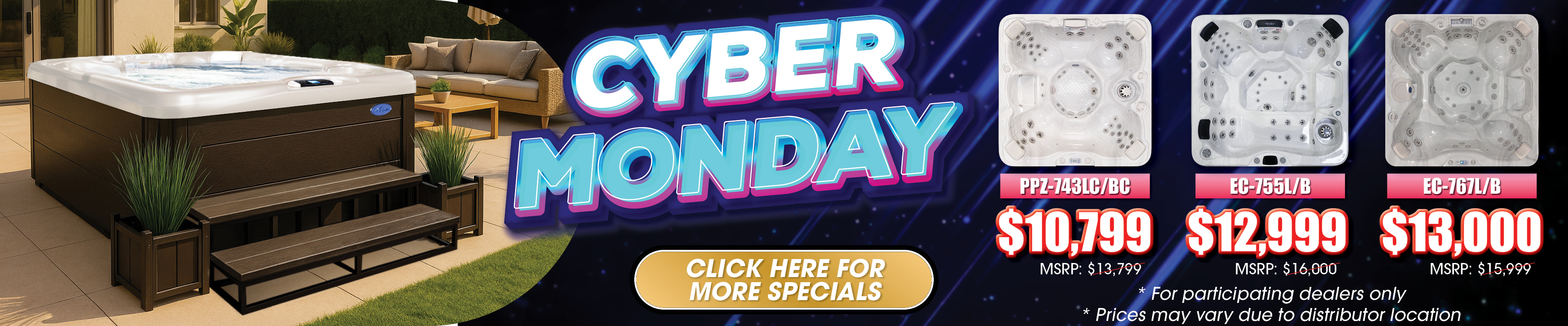 Calspas hot tub being used in a family setting - North Miami